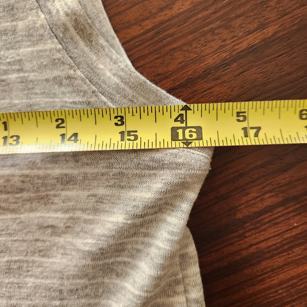Athleta Gray Stripe Breezy Sleeveless Top, Small - Picture 8 of 9